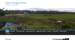 Desktop Screenshot of newvillagefarm.com